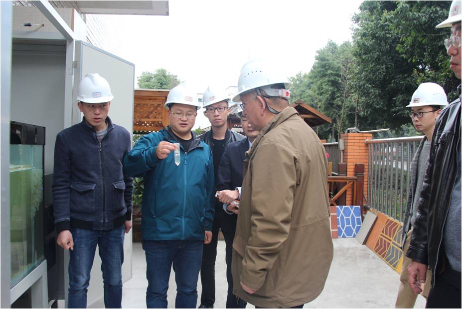 北京中信领导亲临公司考察微生物降解环保厕所